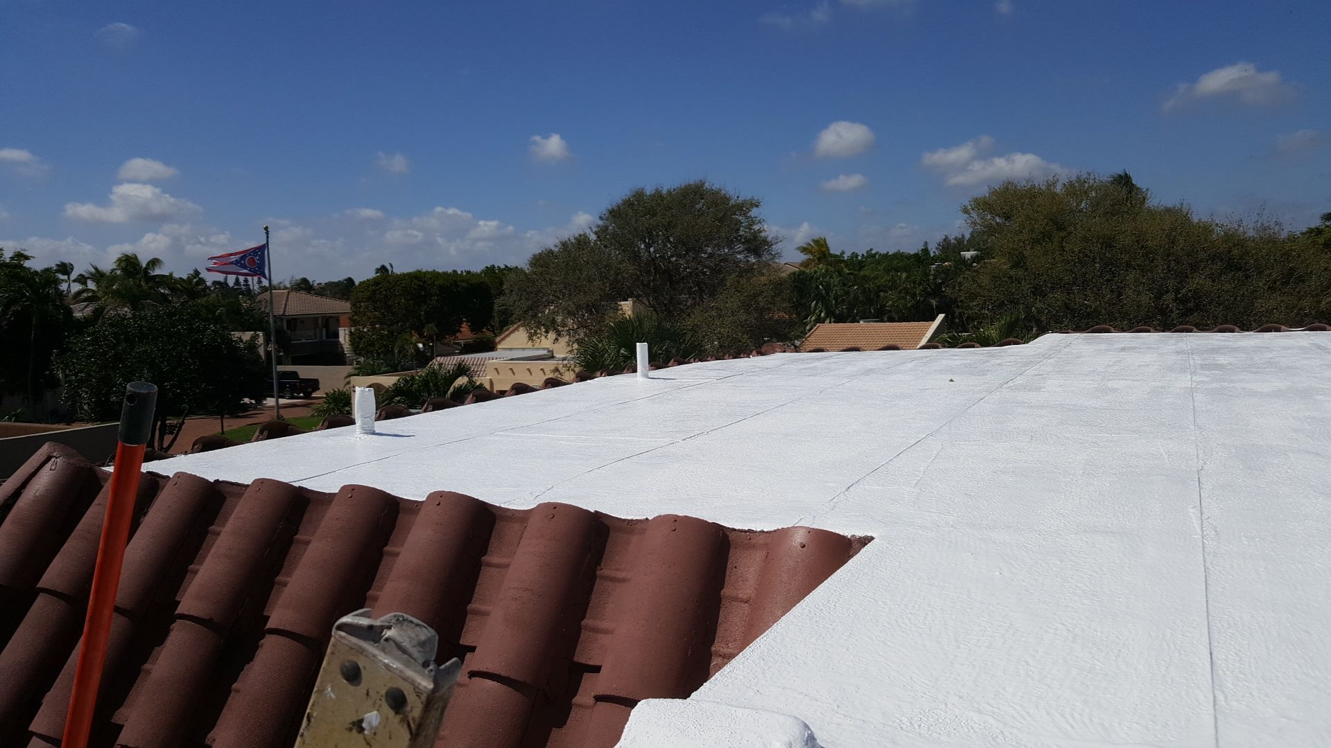 Flat Roof Repair using Certainteed Flintlastic SA Roofing System by Aastro Roofing