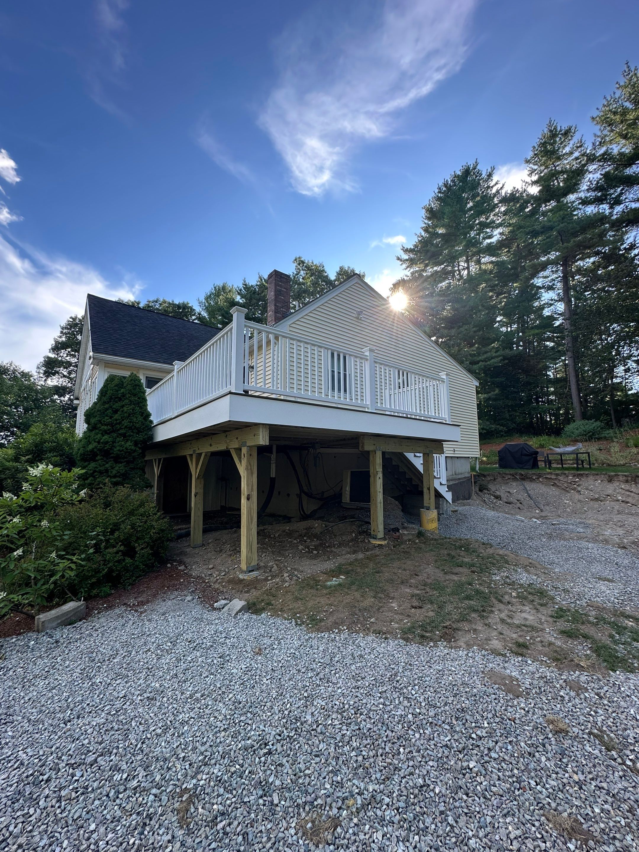 New Deck buit in Medfield MA by UBrothers Construction