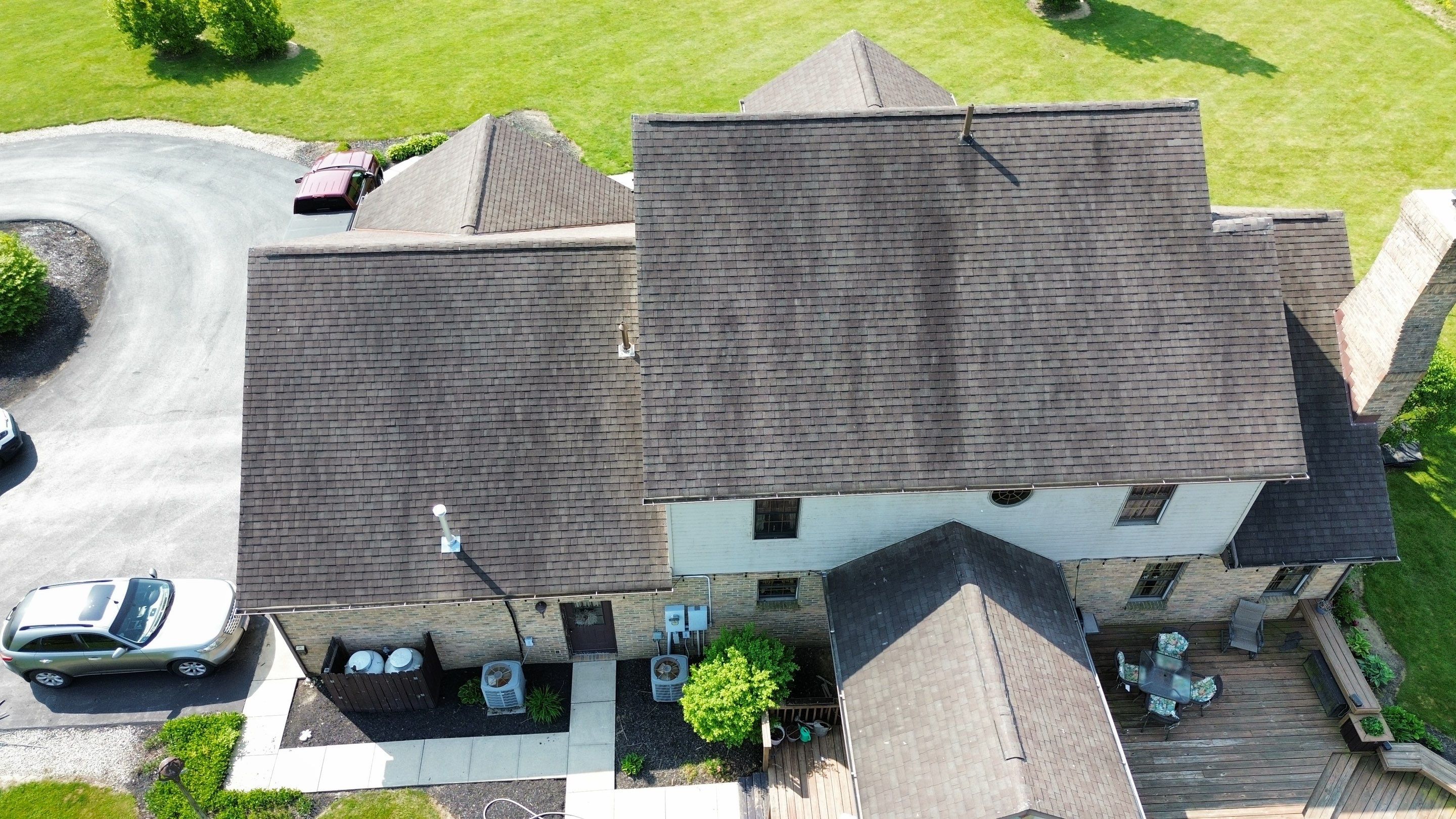 Residential Roofing Installation using Performance Panel Metal - Burnished Slate by RoofX 