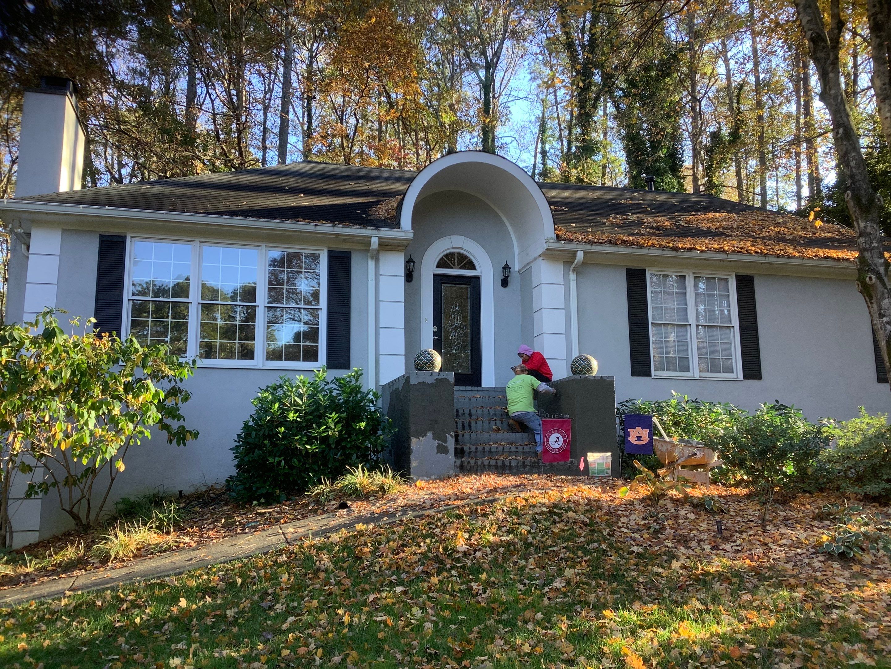 Full Exterior Painting and Front Step Refinishing in Marietta by Swift Home Renovations