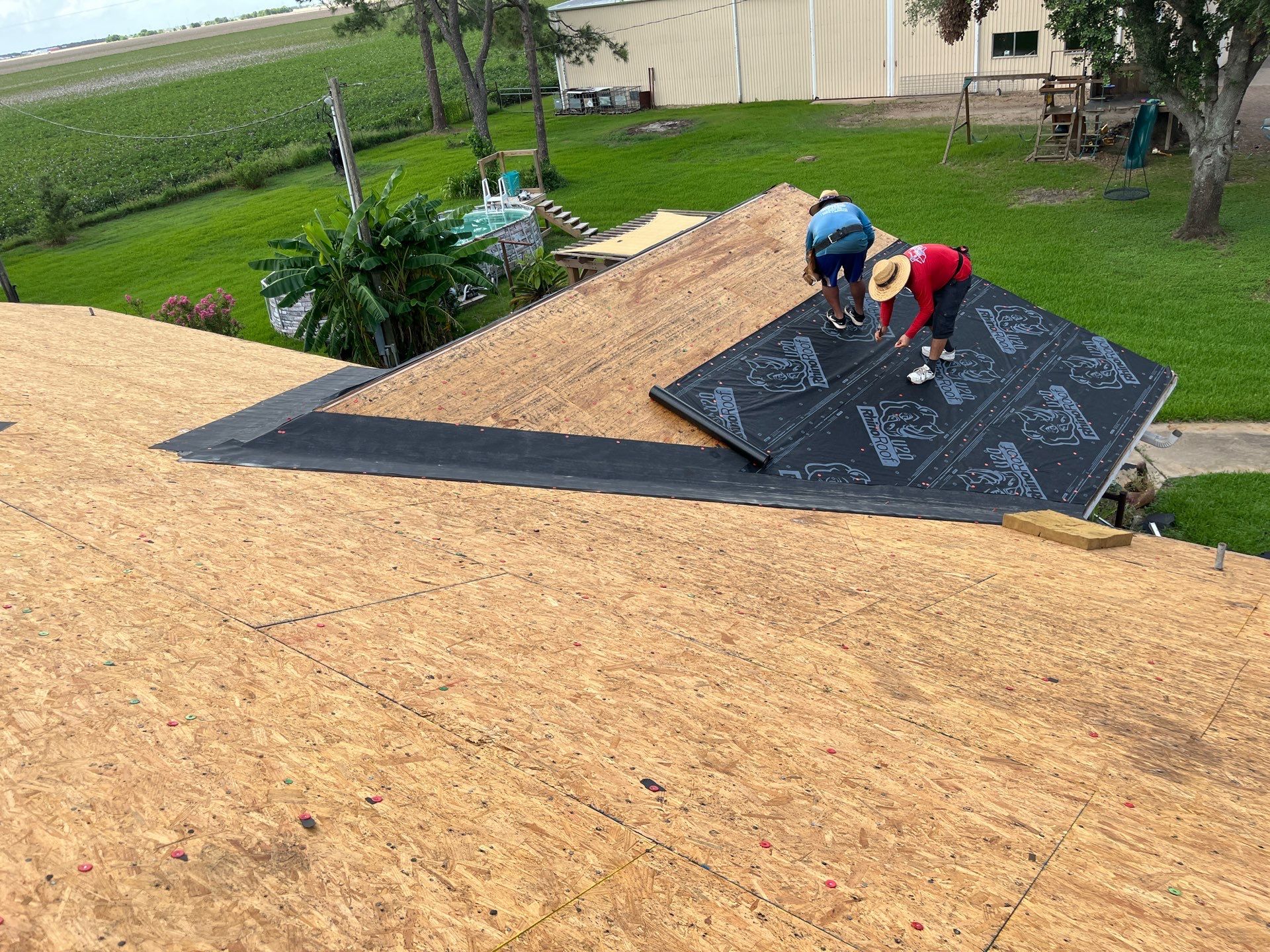 Residential Roofing Installation using Owen's Corning Duration (Lifetime) Shingles by Roof Repair Company