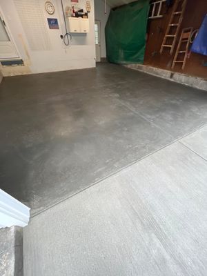 Concrete garage floor replacement