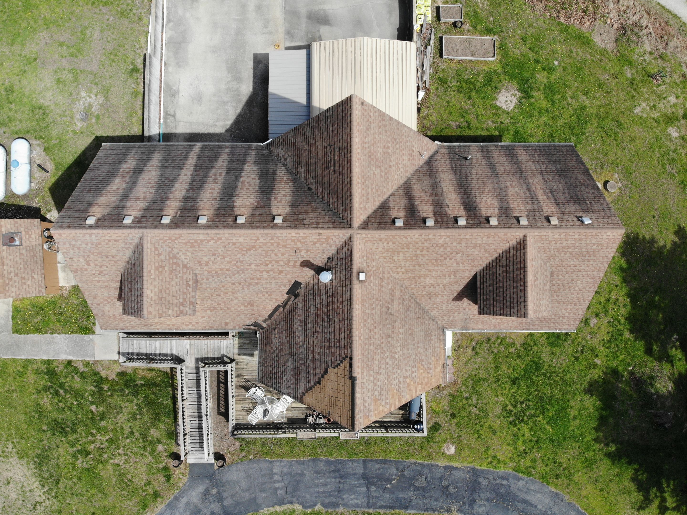 Residential Roofing & Snowguard Install - 29 Gauge G-Rib Metal - Color Copper Metallic  by Titan Commercial & Residential Roofing 