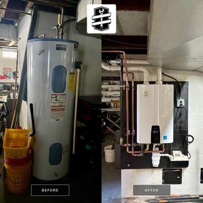 Water Heater Installation using Navien NPE240-S2 High Efficiency Tankless Water Heater