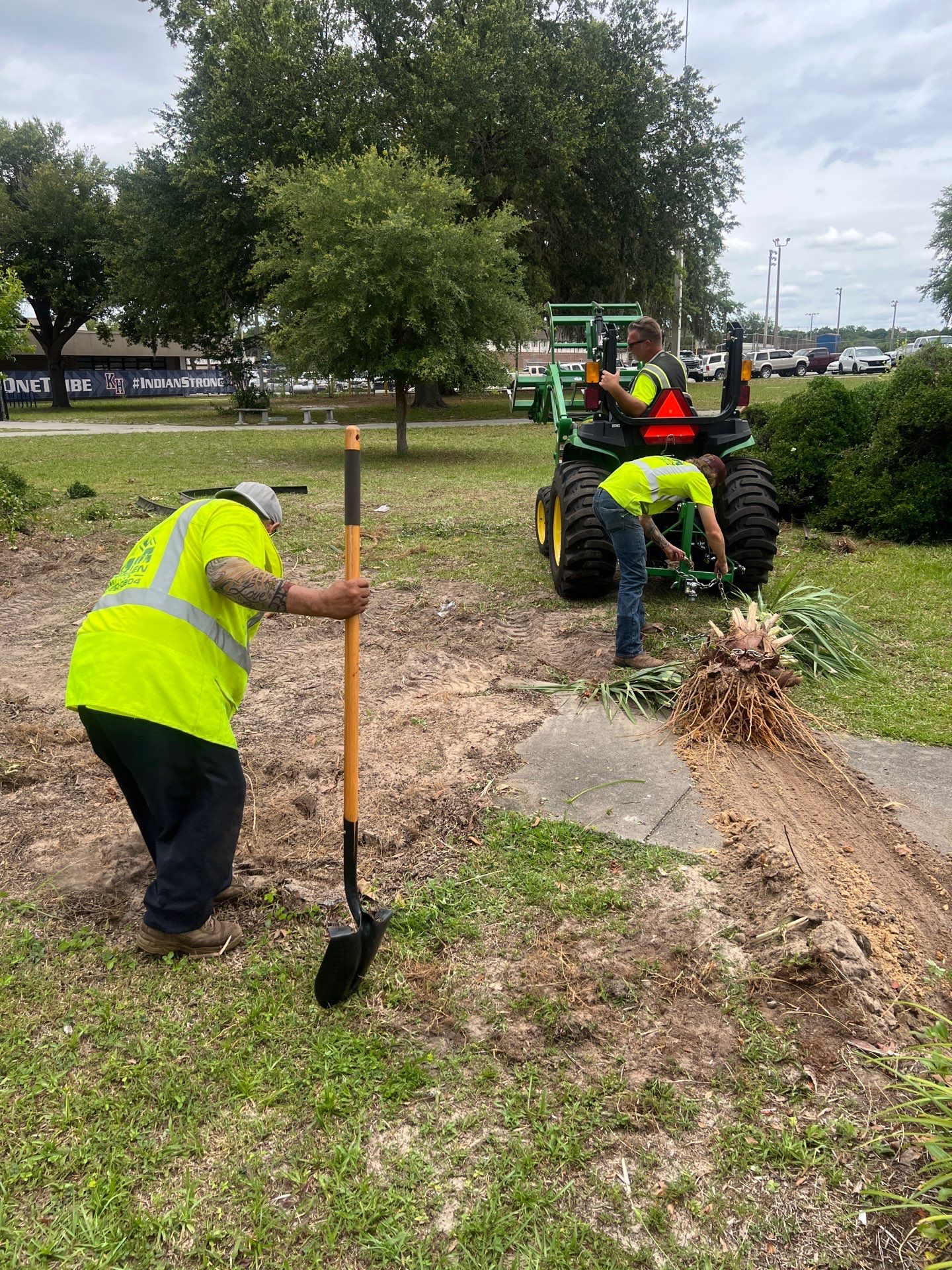Landscape Install | Keystone Heights HS by ProGreen Services