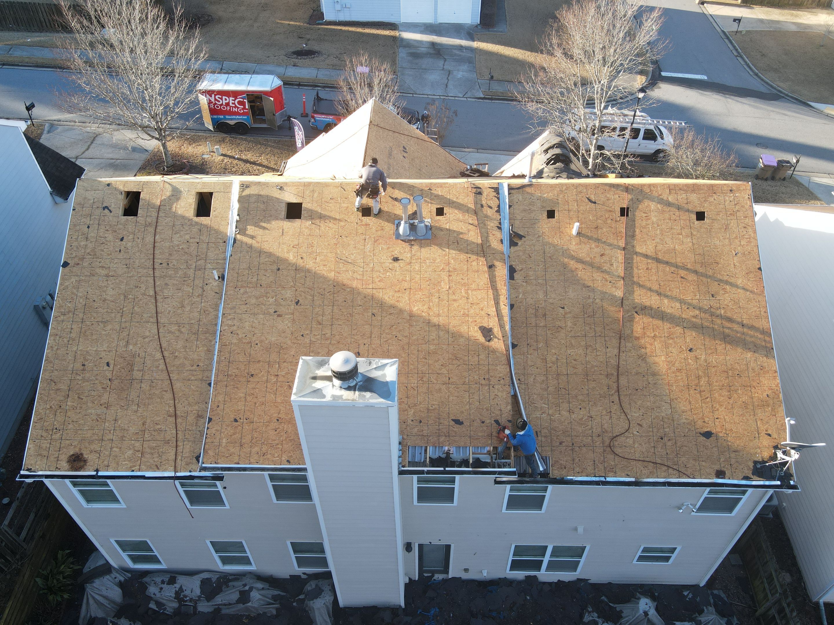 Residential Roofing Installation using Owens Corning by Inspector Roofing and Restoration