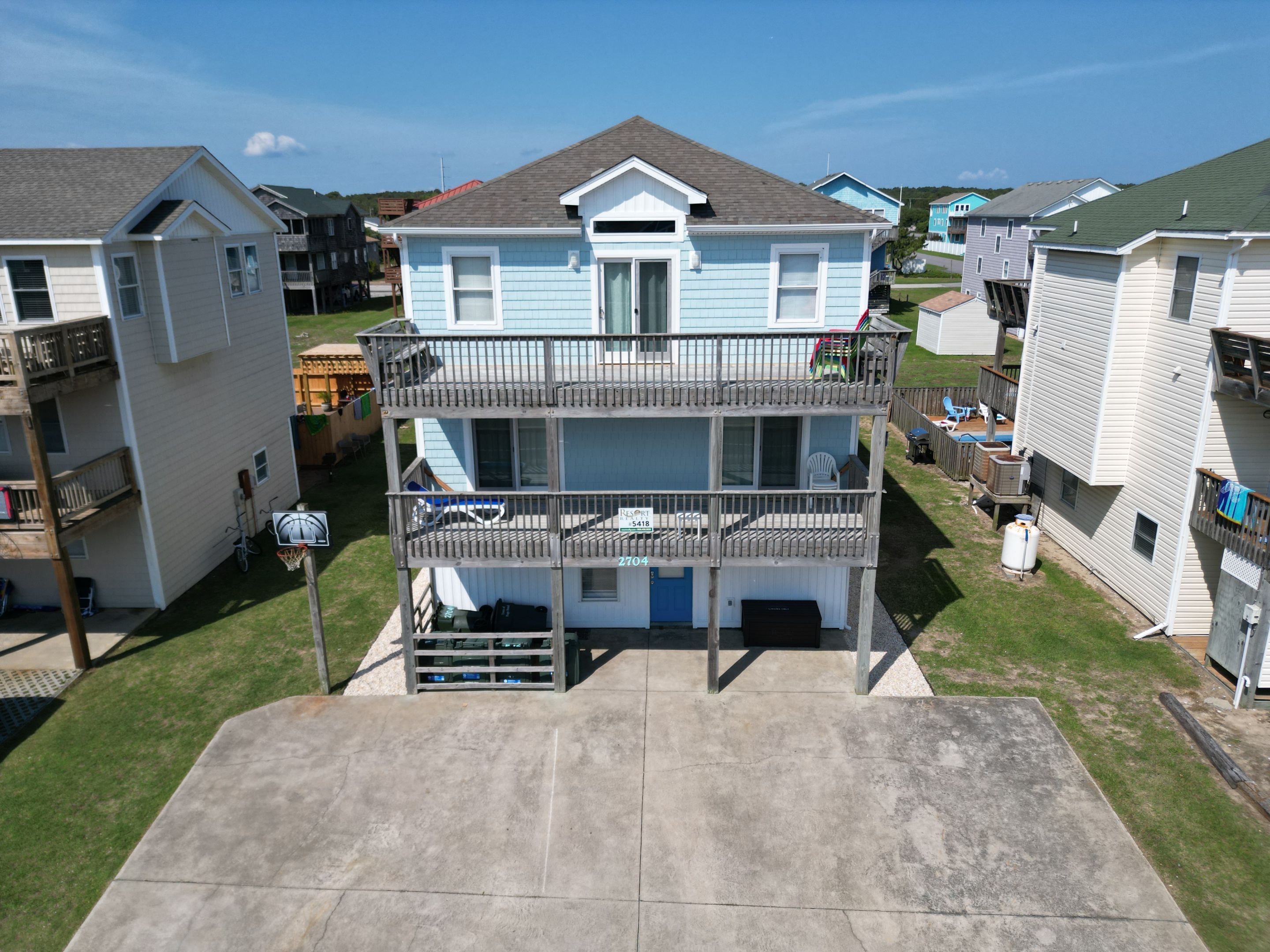 From Bland to Blue by Gallop Roofing & Remodeling, Inc.