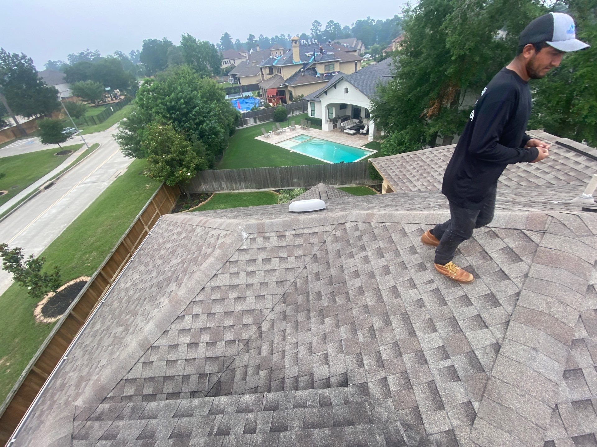 Residential Roofing Repair using Owen's Corning Duration (Lifetime) Shingles by Roof Repair Company