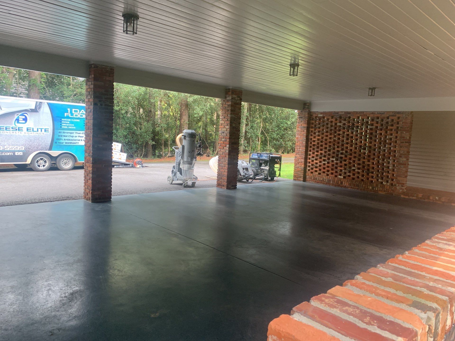 Silver Creek Carport by Deese Elite Concrete Coatings
