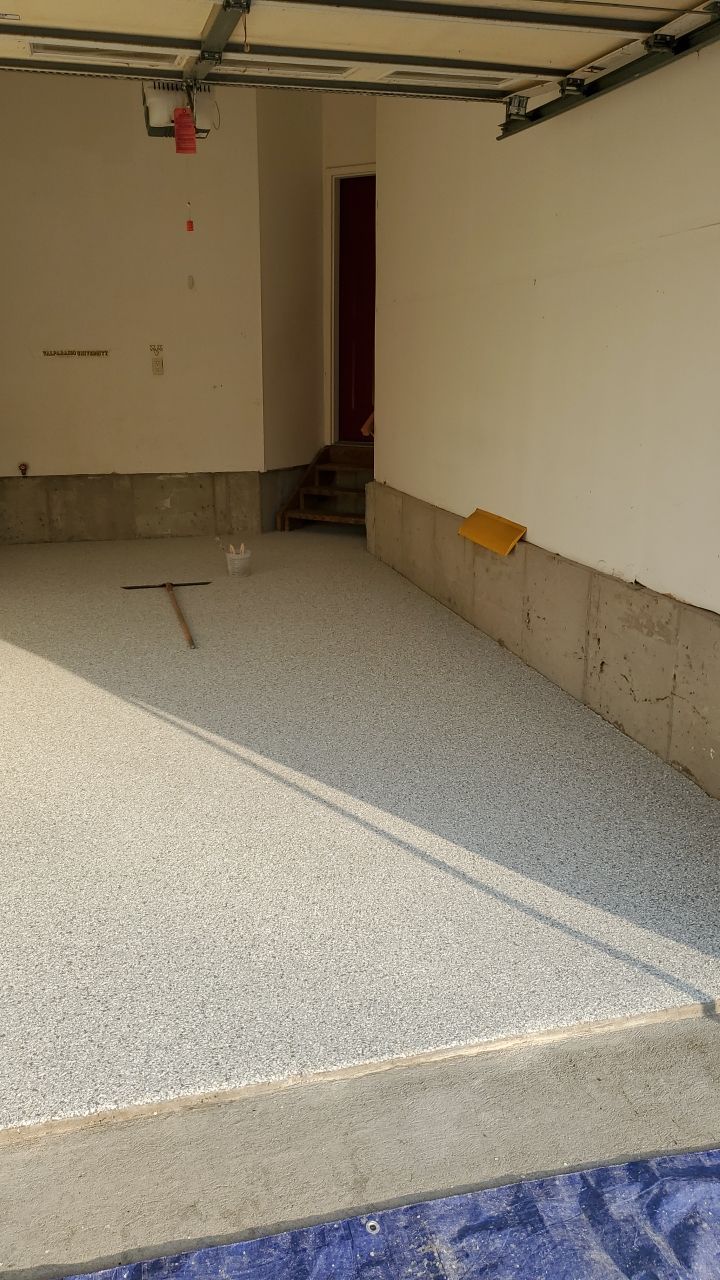 Garage Floor Coating using Penntek  by Spectrum Painting, LLC