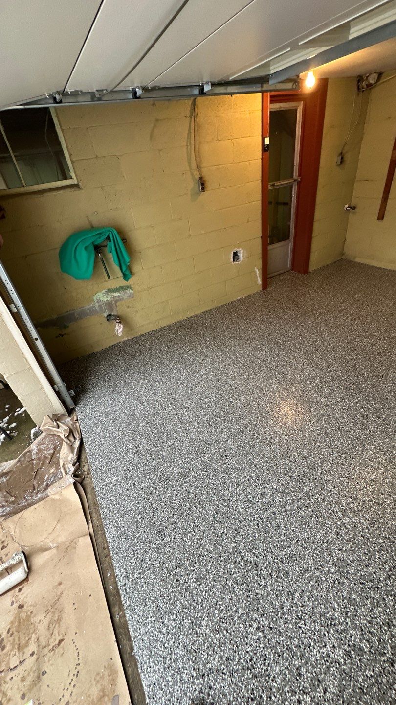 Basement + Garage Project in Pittsburgh by Floors in a Day, Inc