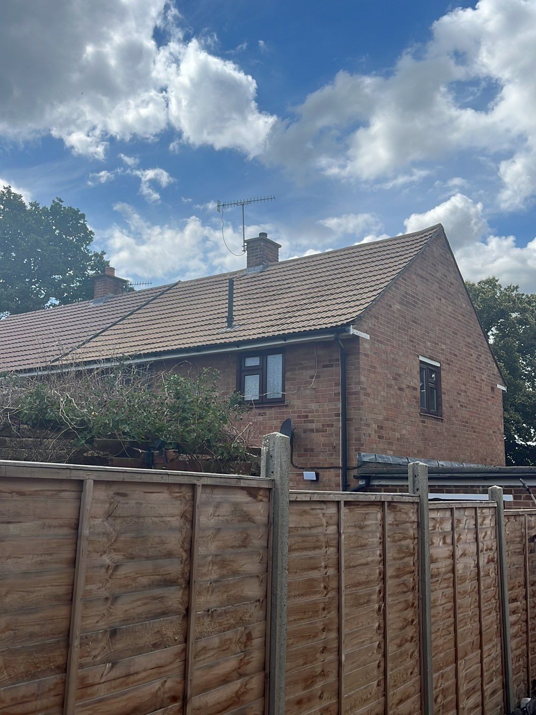 Roof Clean - Biocide Treatment using Honda 15lpm Low Pressure Washing Machine by Ges Exterior Cleaning ltd