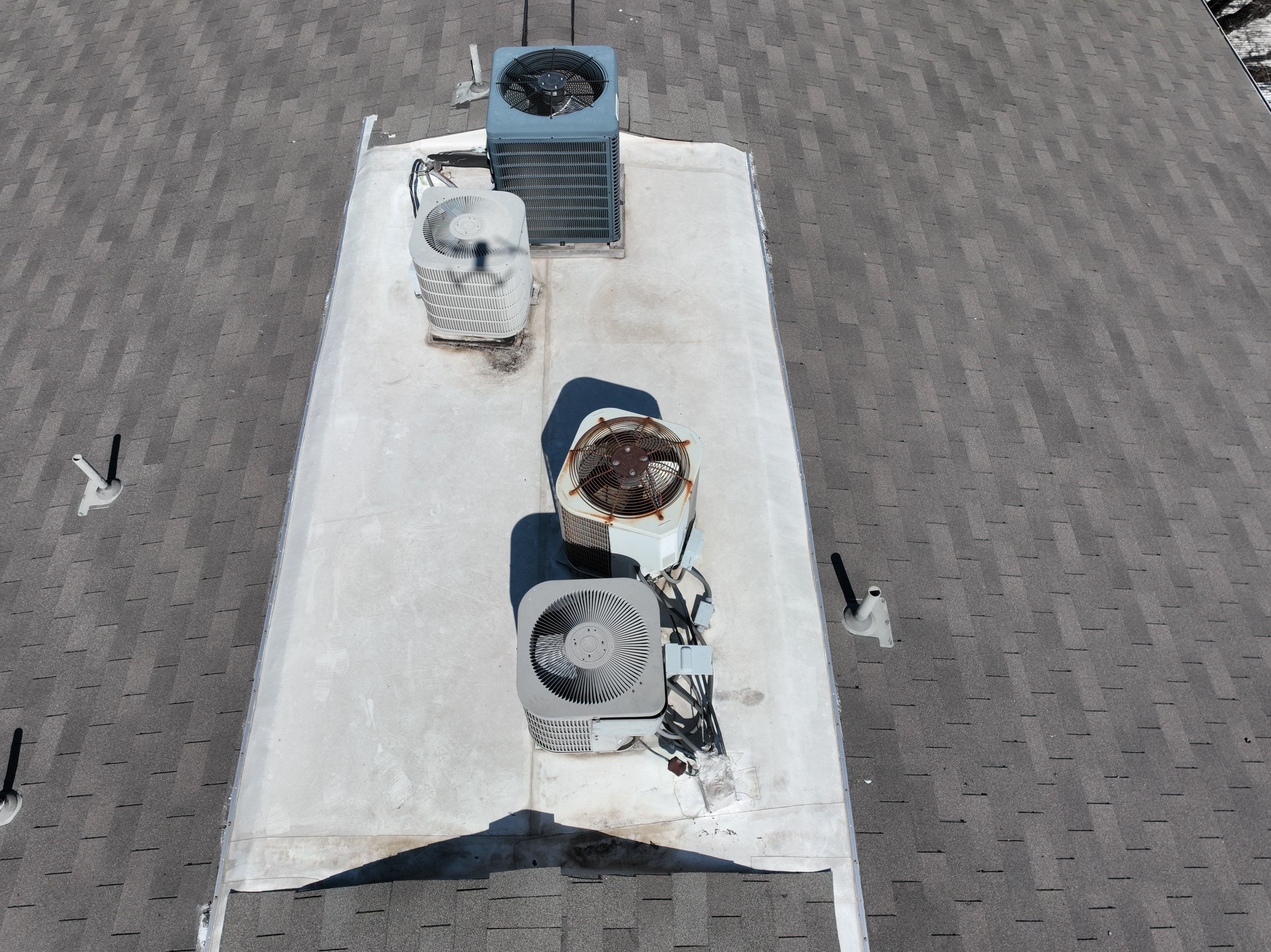 Commercial Roof Inspection using Drone Inspection by Premier Roofing and Contracting