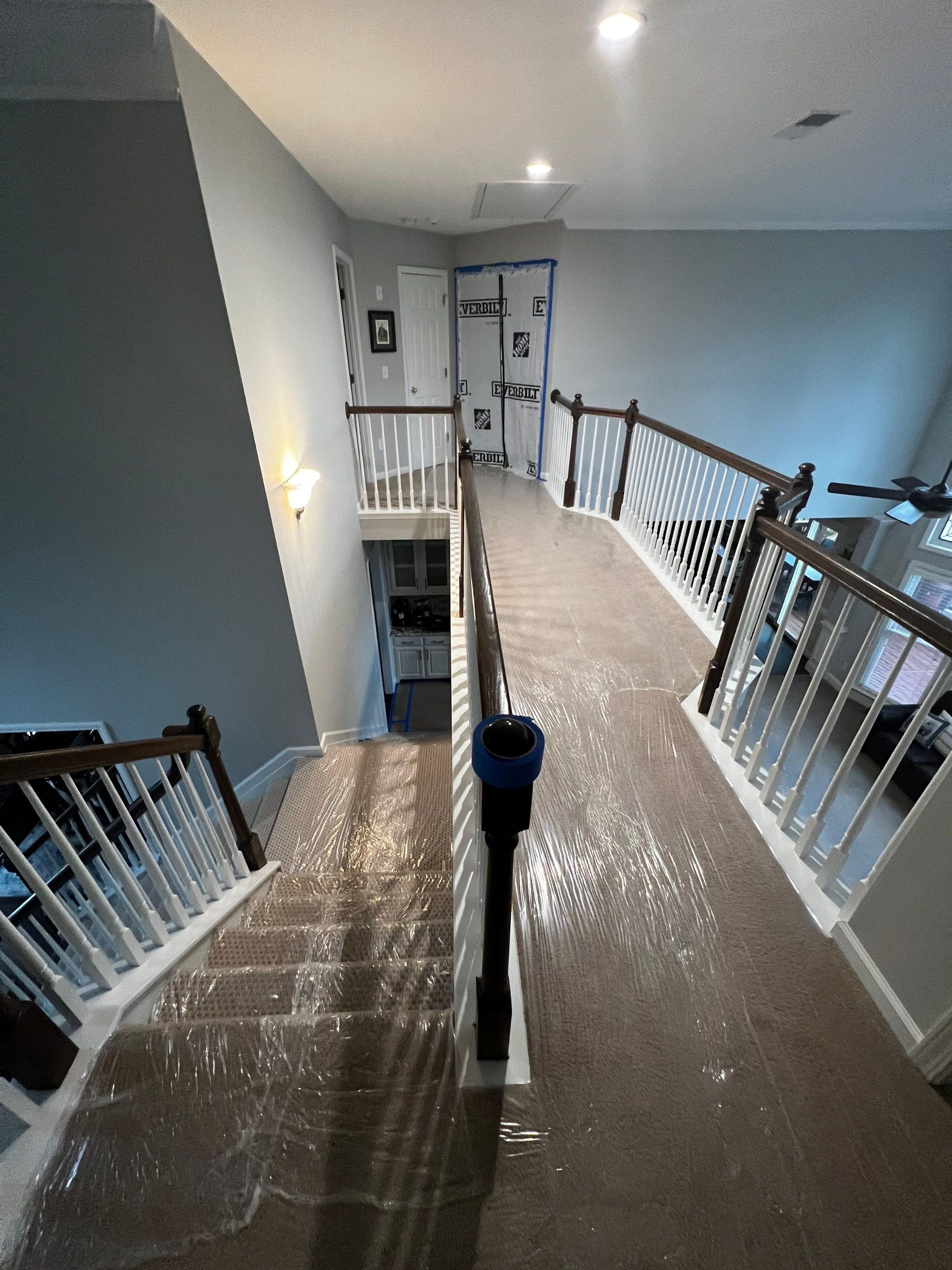 Modern Master Bathroom Remodel and Bedroom Painting in Woodstock by Swift Home Renovations