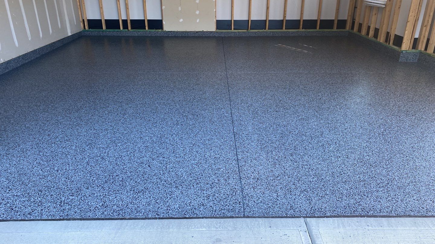 Garage Floor using Smoke by Your1DayFloor.com