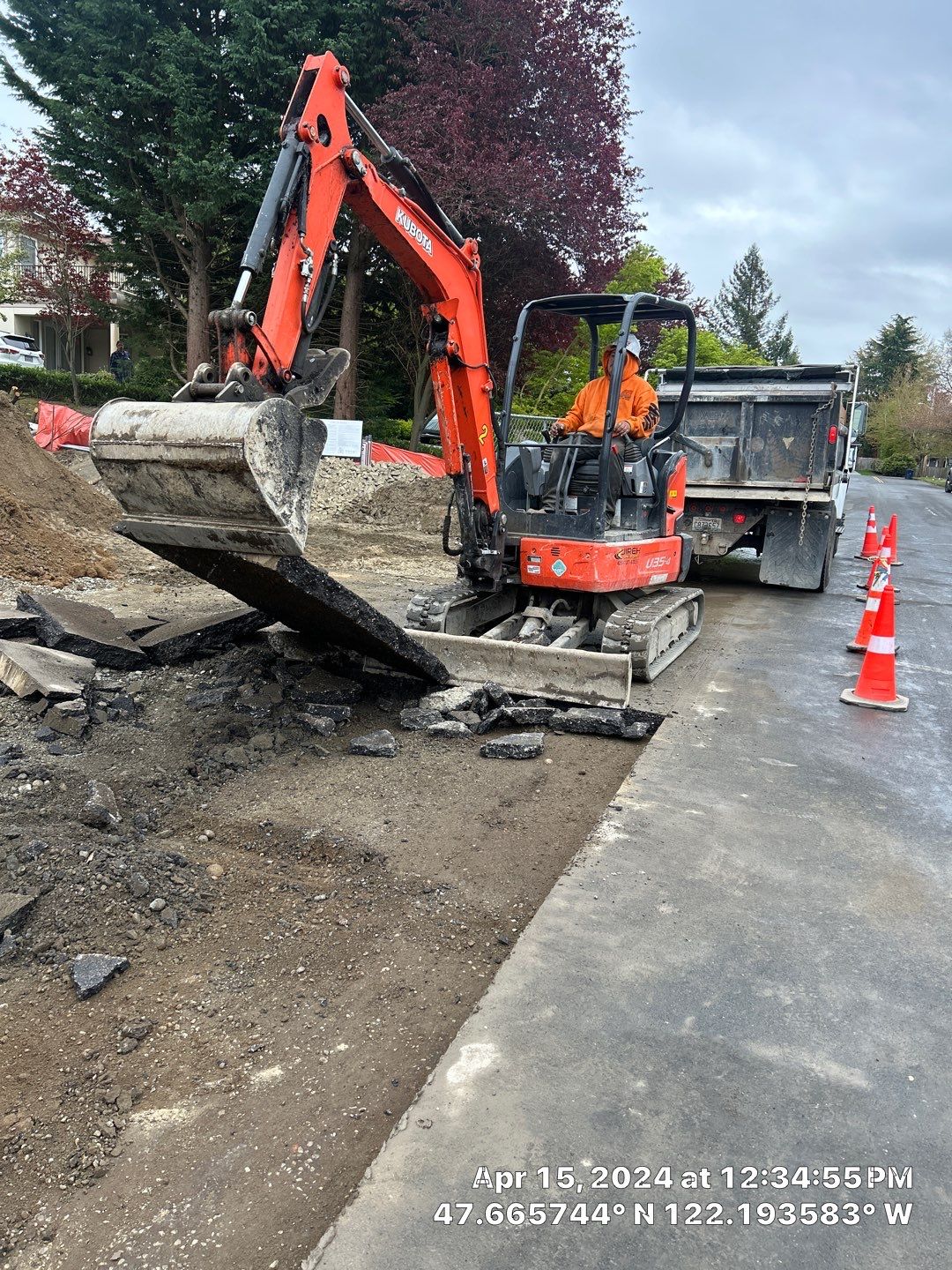 Thomas Custom Homes Development  by Jireh Asphalt & Concrete Inc 