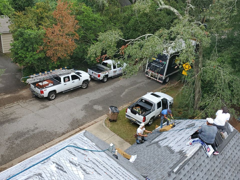 Residential Roofing Installation using Roof Replacement by American Roofing & Construction LLC