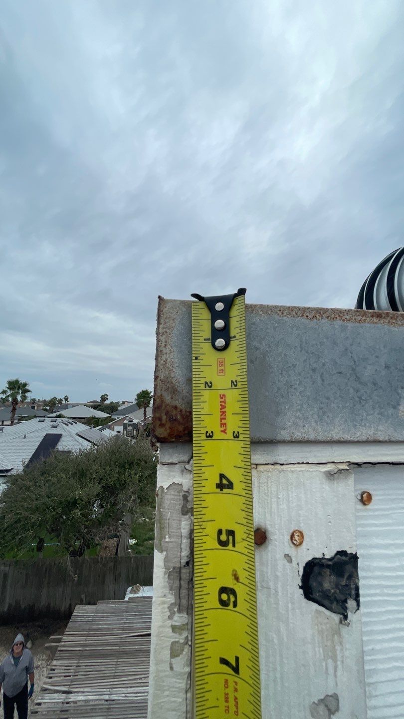 Residential Roofing Repair using Custom Fabricated Stainless Steel by Lighthouse Roofing