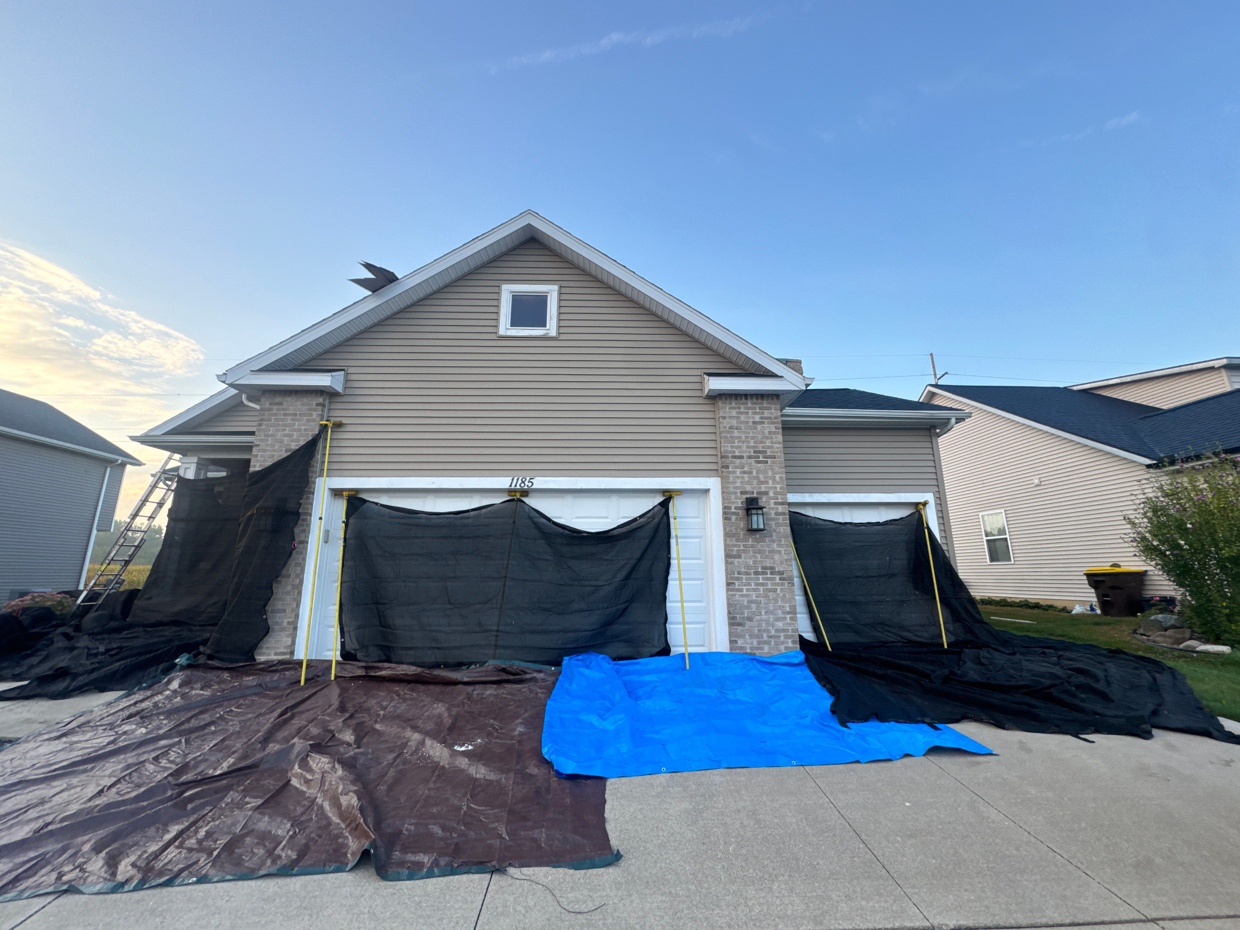 Storm Damage Repaired! by 42 North Construction, LLC.