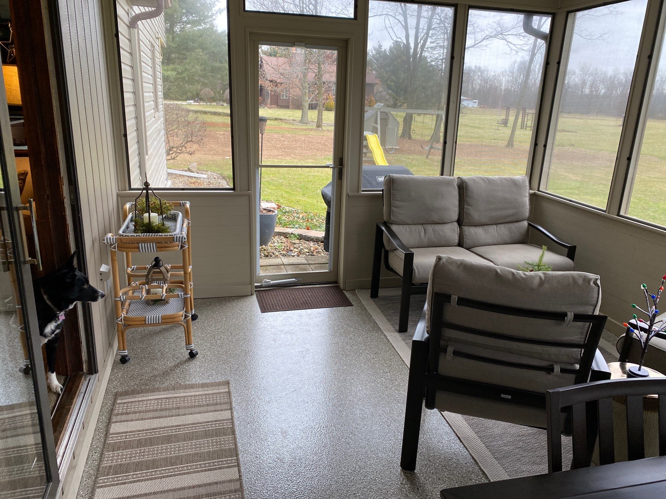 Sunroom in Pebble Beach - Columbiana, OH by Alexander Concrete Coatings