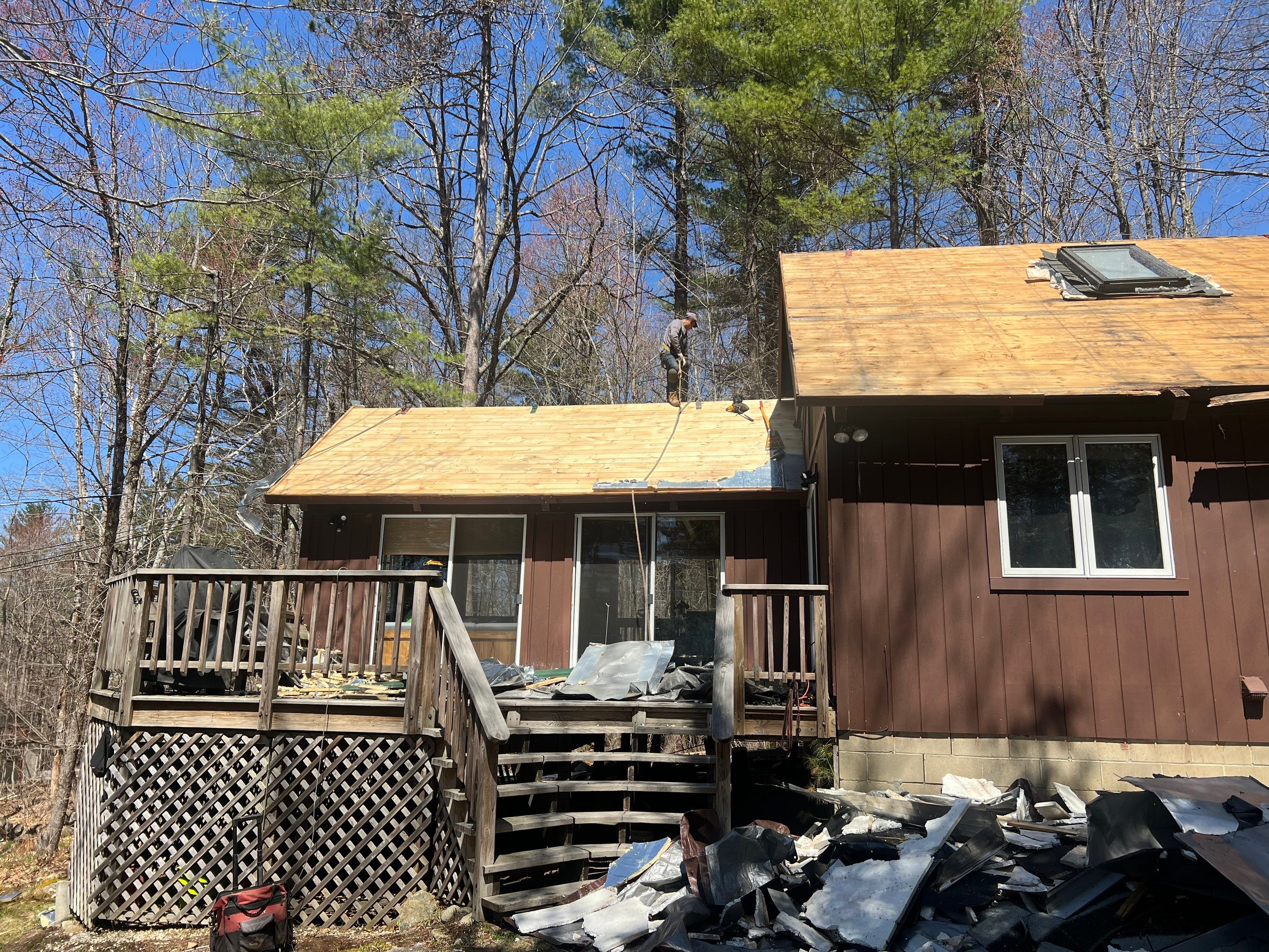 Metal Roof In Moultonborough, NH by Tall pine roofing