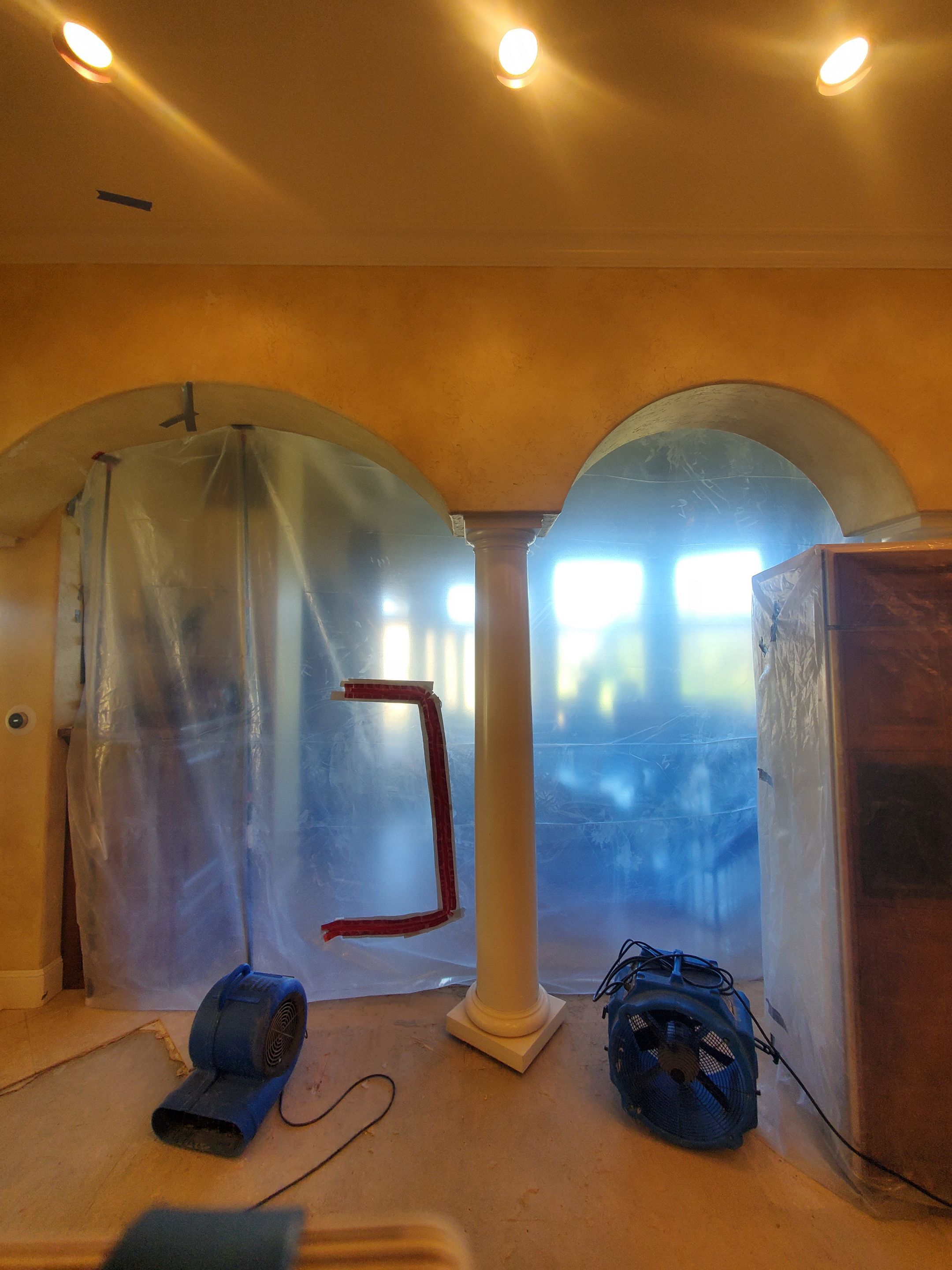 Property Affected by Severe Water Damage by Construction Now LLC