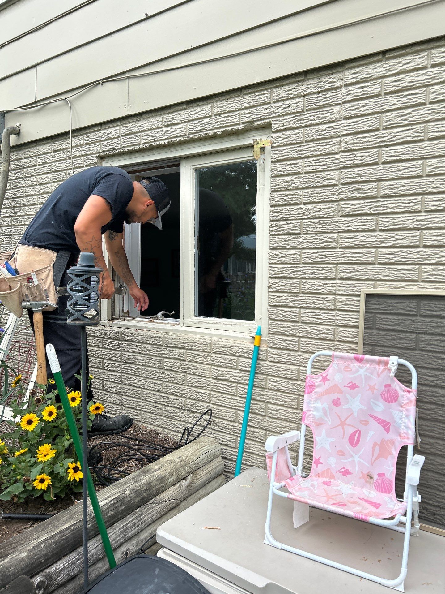 Window installation  by United Windows and Siding LLC