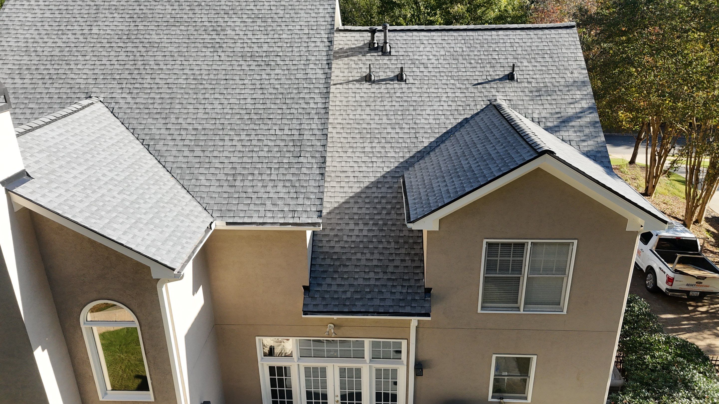 Alpharetta, GA Roof Replacement GAF Timberline HDZ Pewter Gray by Reset Roofing
