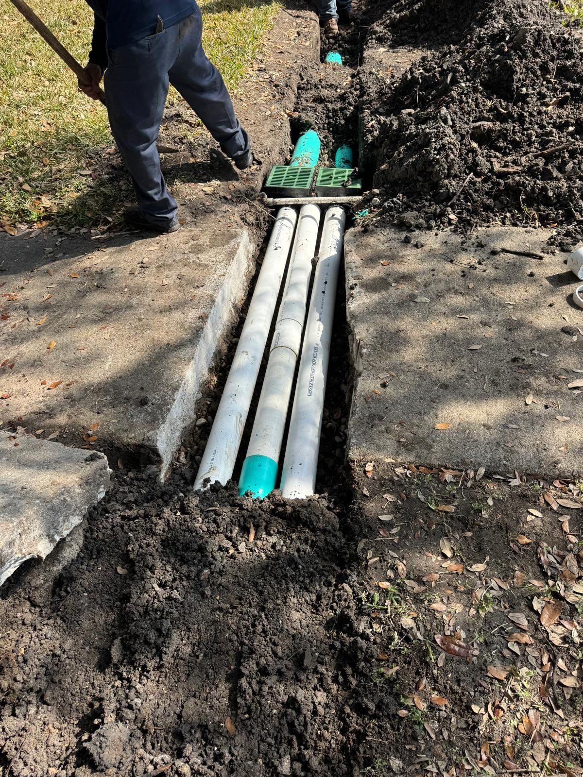 Full House Drainage System by Texas Urban Elements