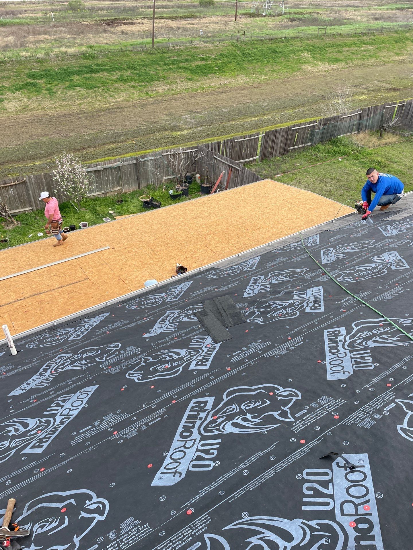 Residential Roofing Installation using Owen's Corning Duration (Lifetime) Shingles by Roof Repair Company