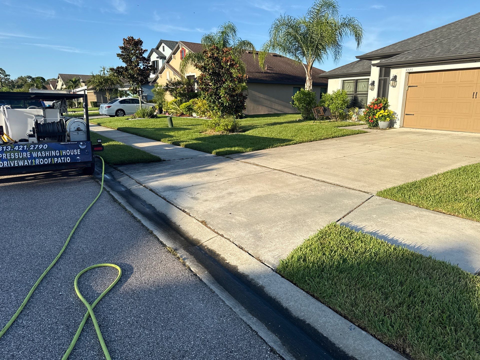 π‘ Safety and curb appeal go hand in hand! by Sunshine AquaWash