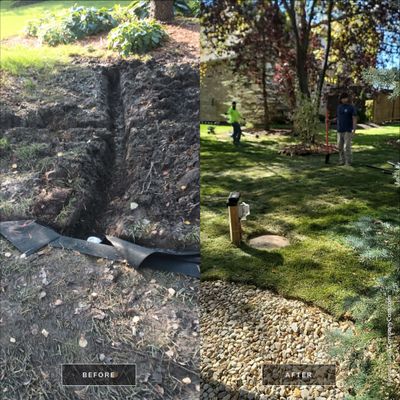 Exterior Drainage and Sump Pump System