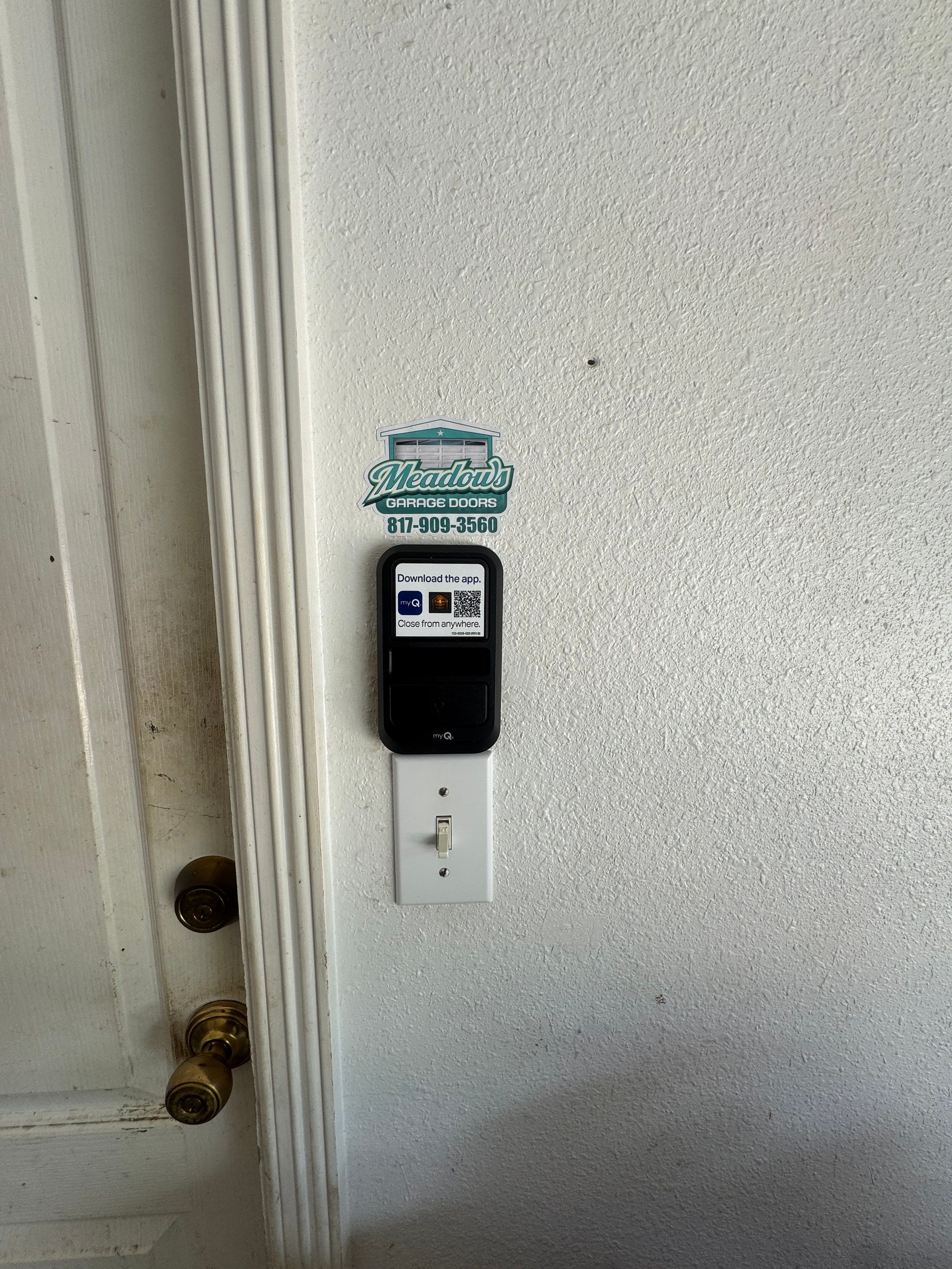 LiftMaster Smart Garage Door Opener Installation in Trophy Club by Meadows Garage Doors
