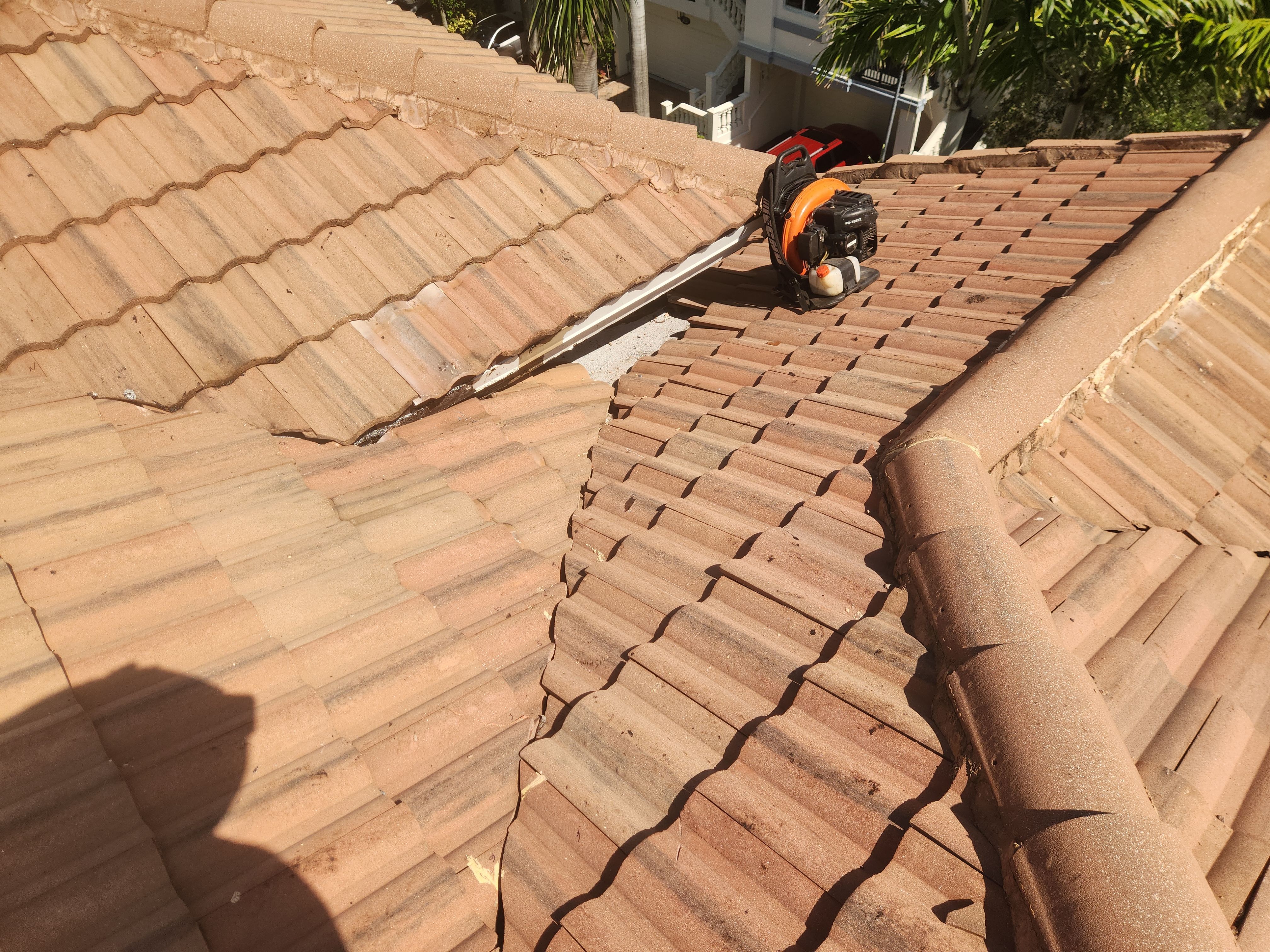 Tile Roof Leak Repair and Plywood Decking Replacement in Boynton Beach by Aastro Roofing