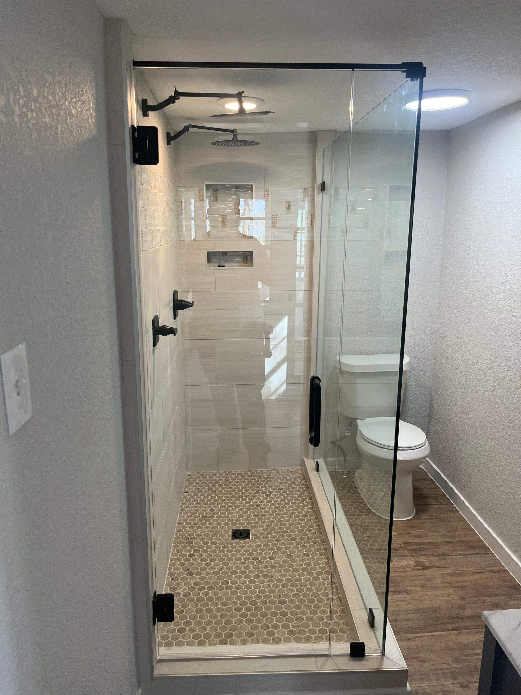 Shower Pictures by Custom Glass Service