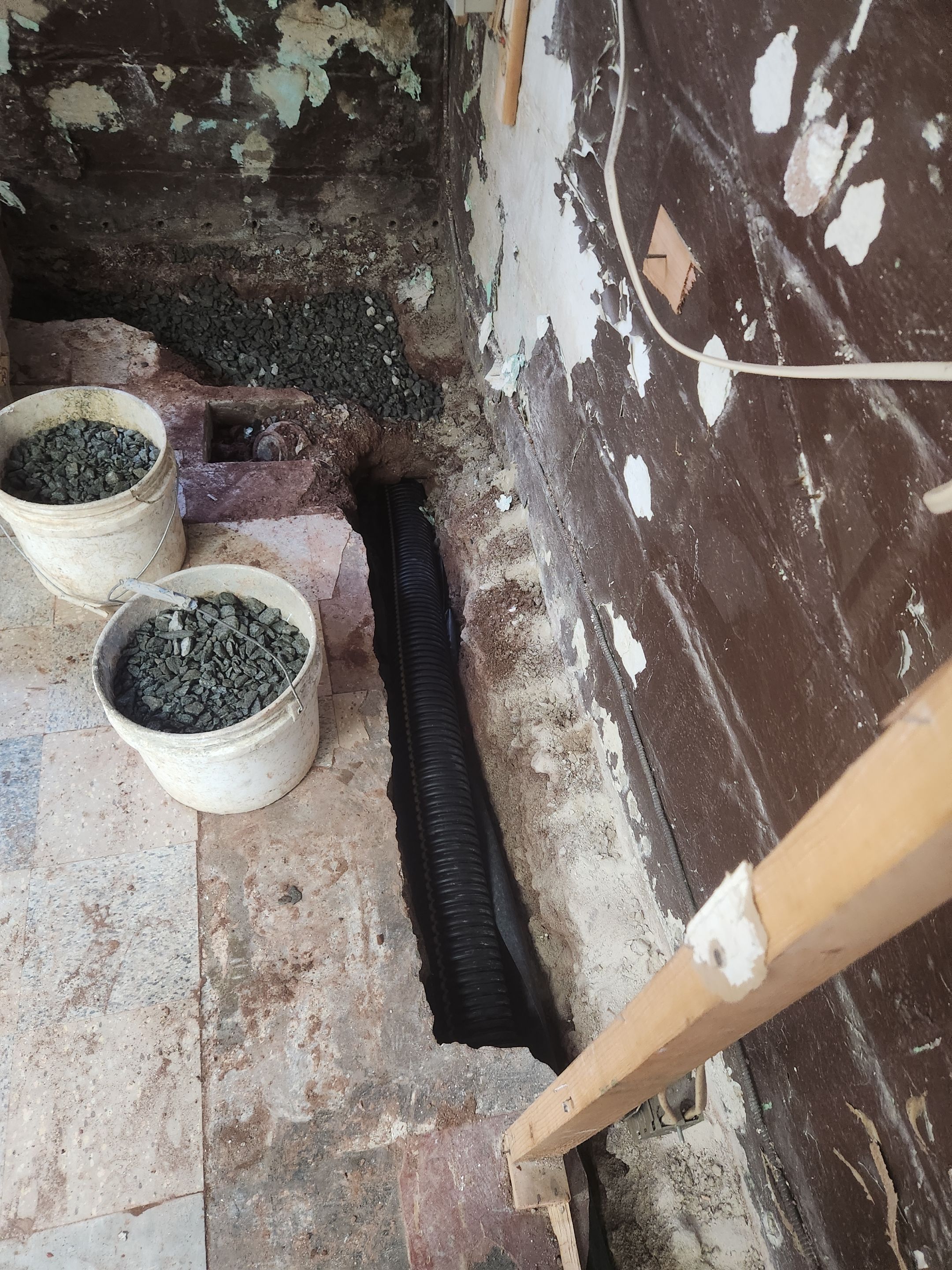 Interior French Drain West Orange NJ by Pure Service Pro, LLC 