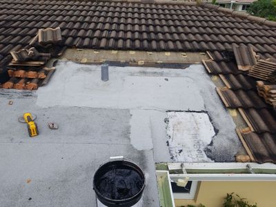 Tile Roof Repair using Concrete Roof Tile