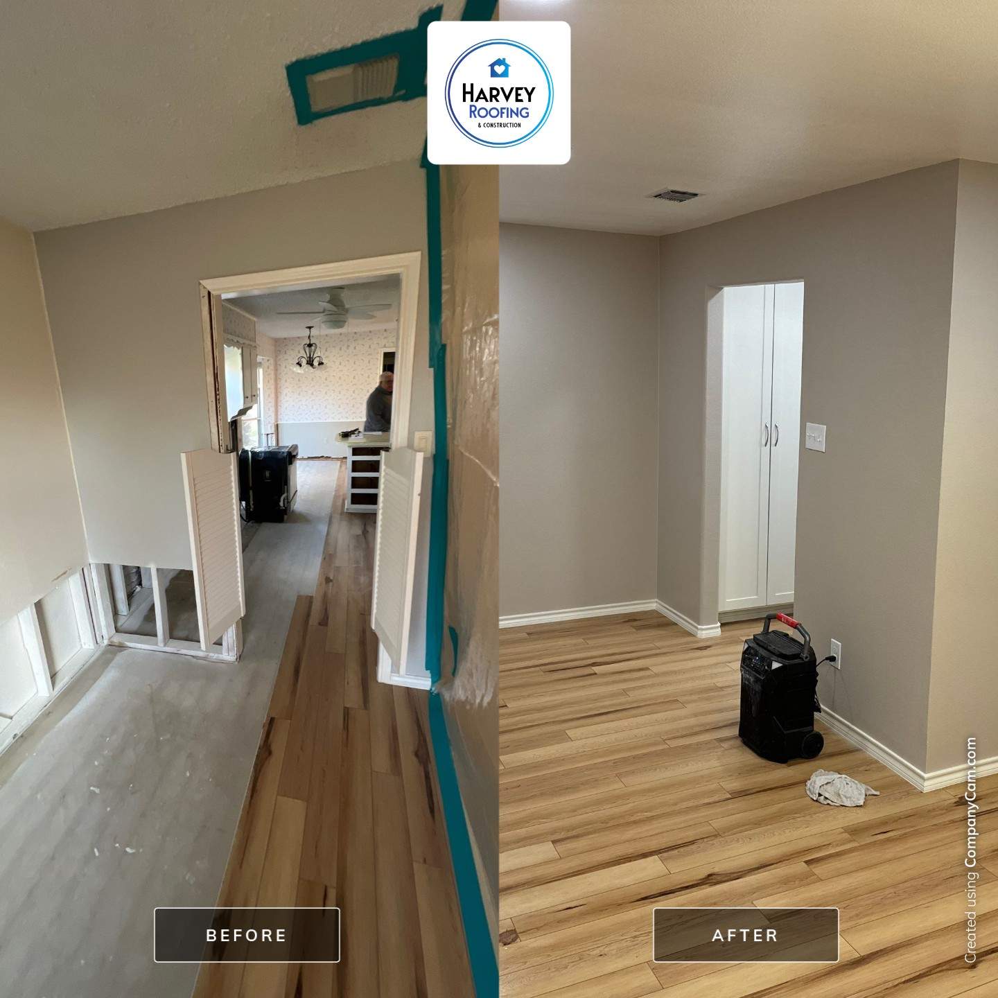 Kitchen Remodel by Harvey Roofing & Construction