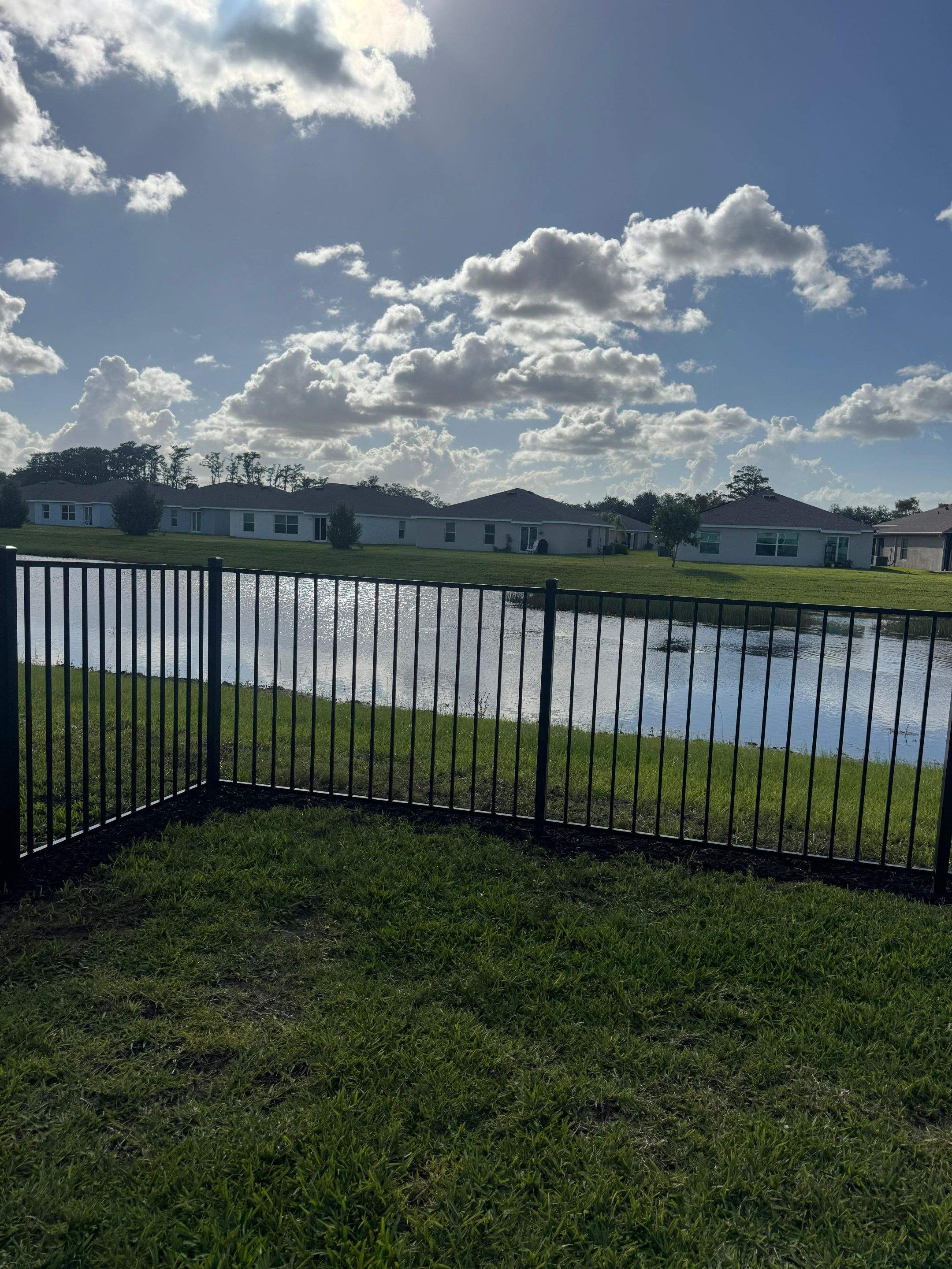 Black Aluminum Picket Fence Installation in Lehigh Acres by True Fence LLC