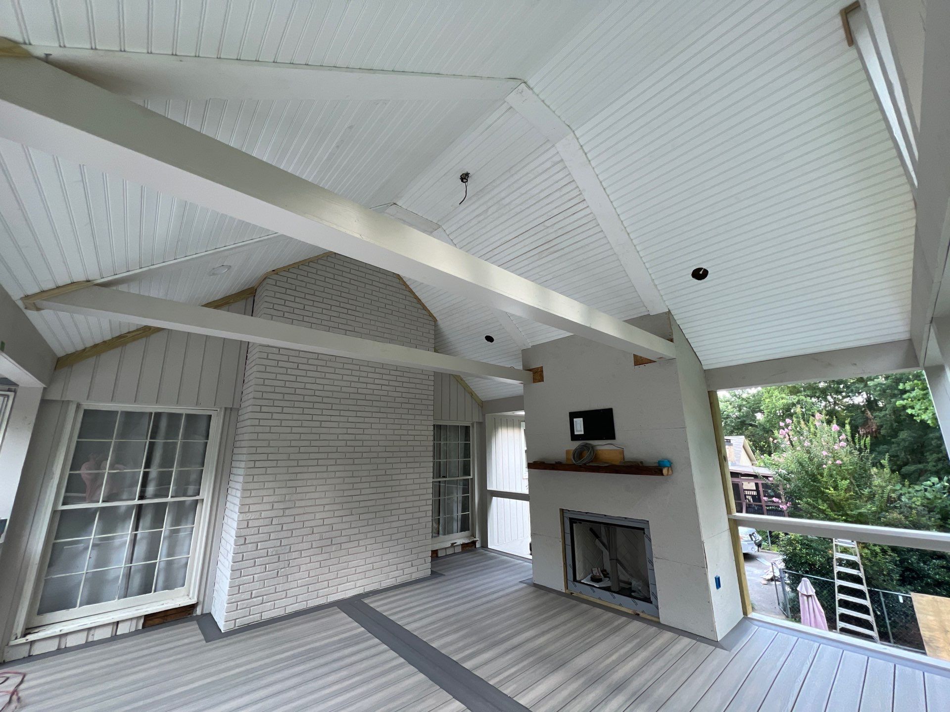 Burntleaf - Screen Porch by Pillar and Pine