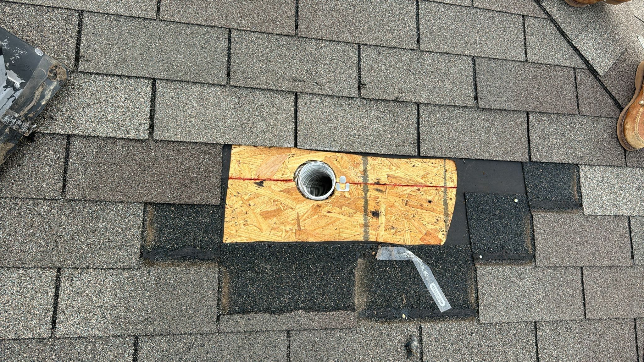 Hail Damage using Owen's Corning Duration (Lifetime) Shingles by Roof Repair Company