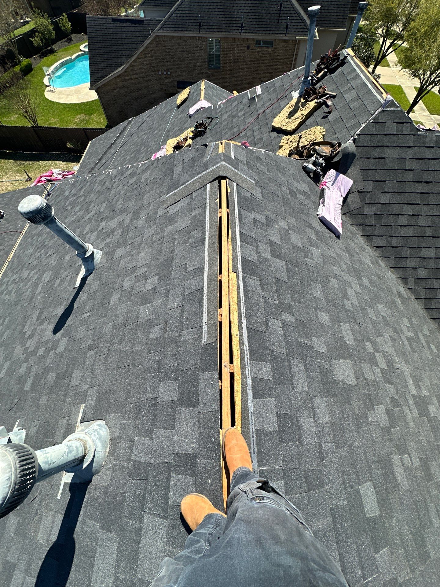 Project in Fulshear by Motion Roofing