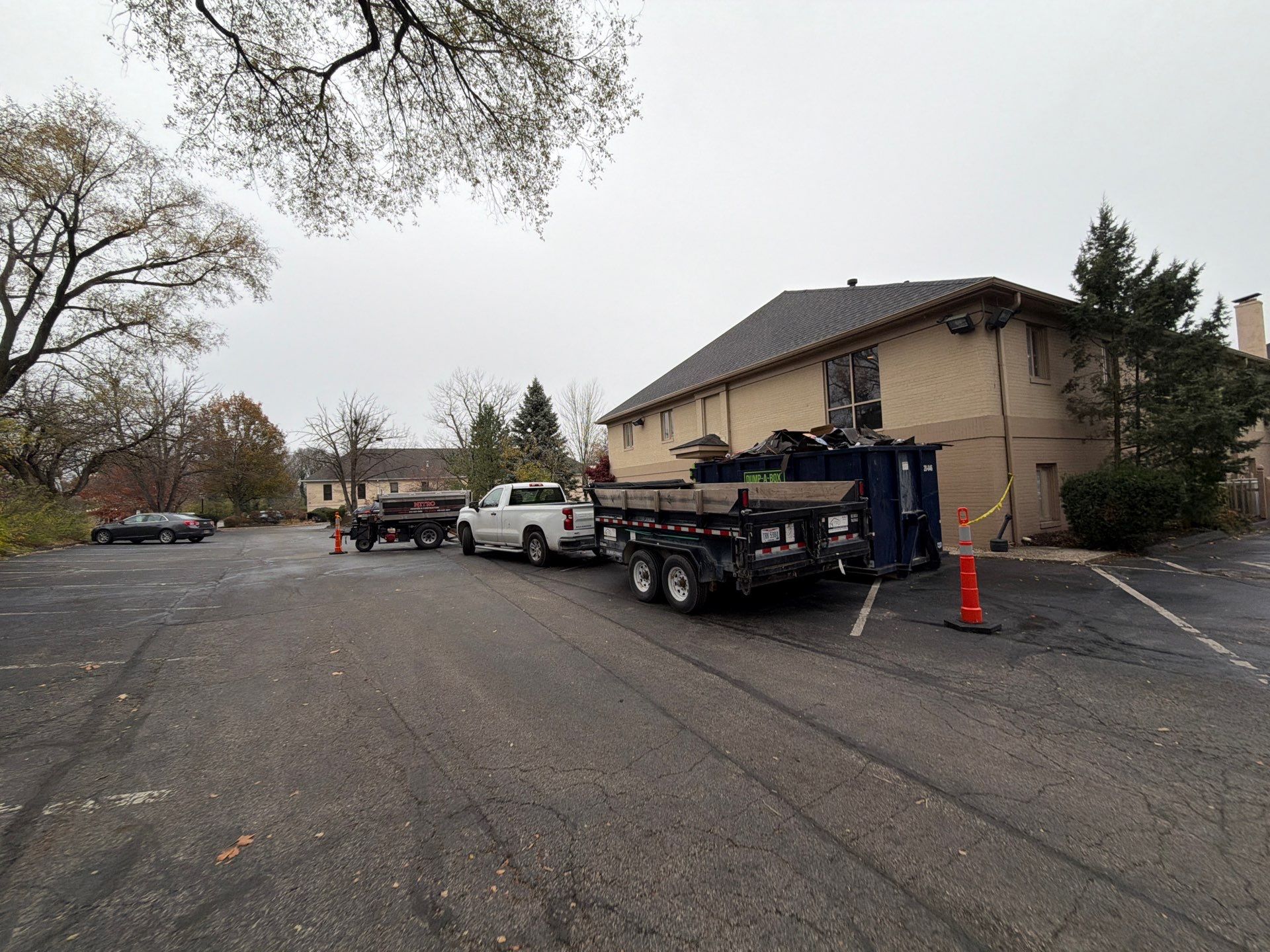 Commercial Roofing Installation using GAF Timberline HDZ Appalachian Sky by Nitro Roofing and Construction
