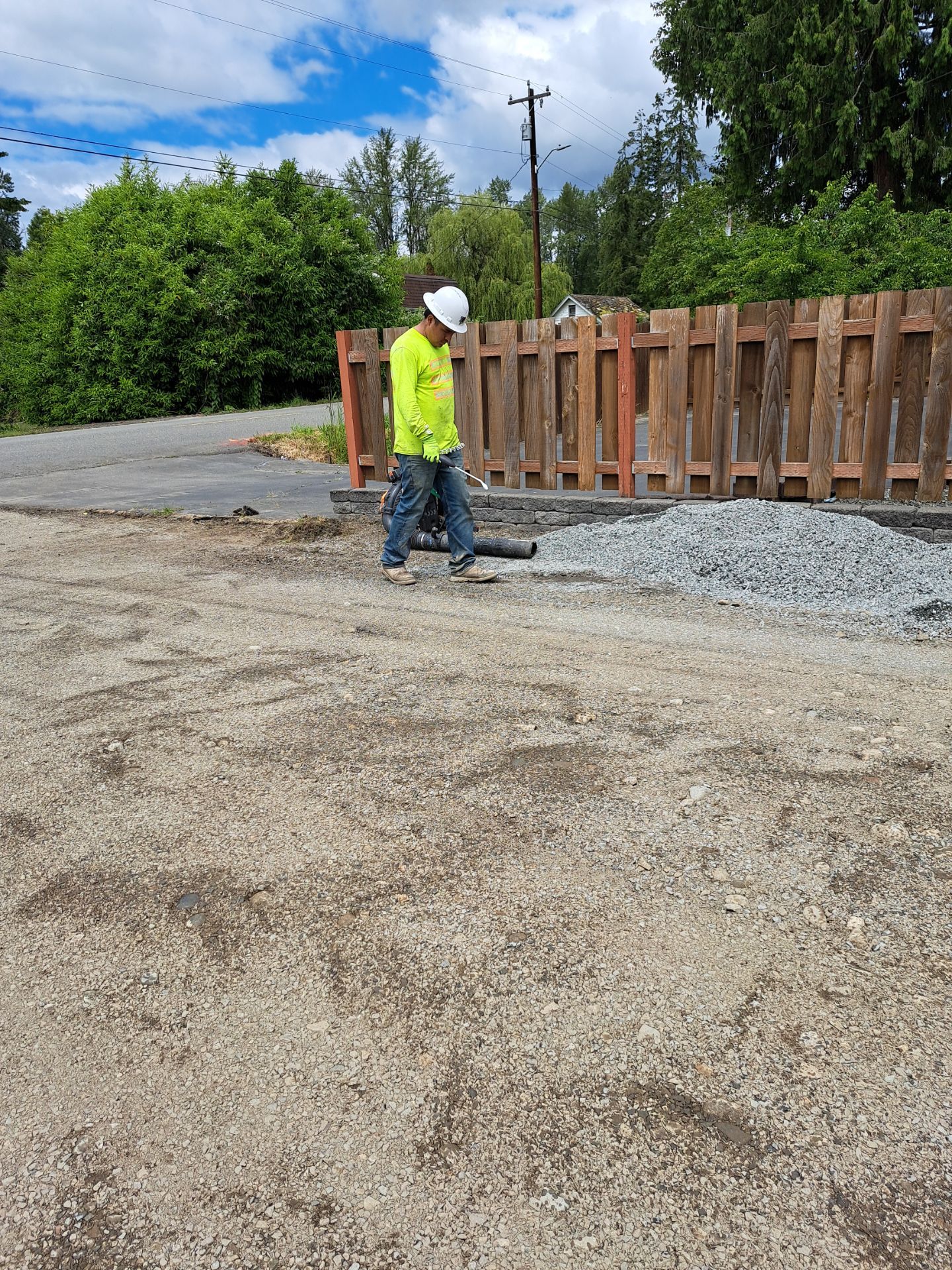 Connie G. Pavers Patio and Gravel Driveway by Jireh Asphalt & Concrete Inc 