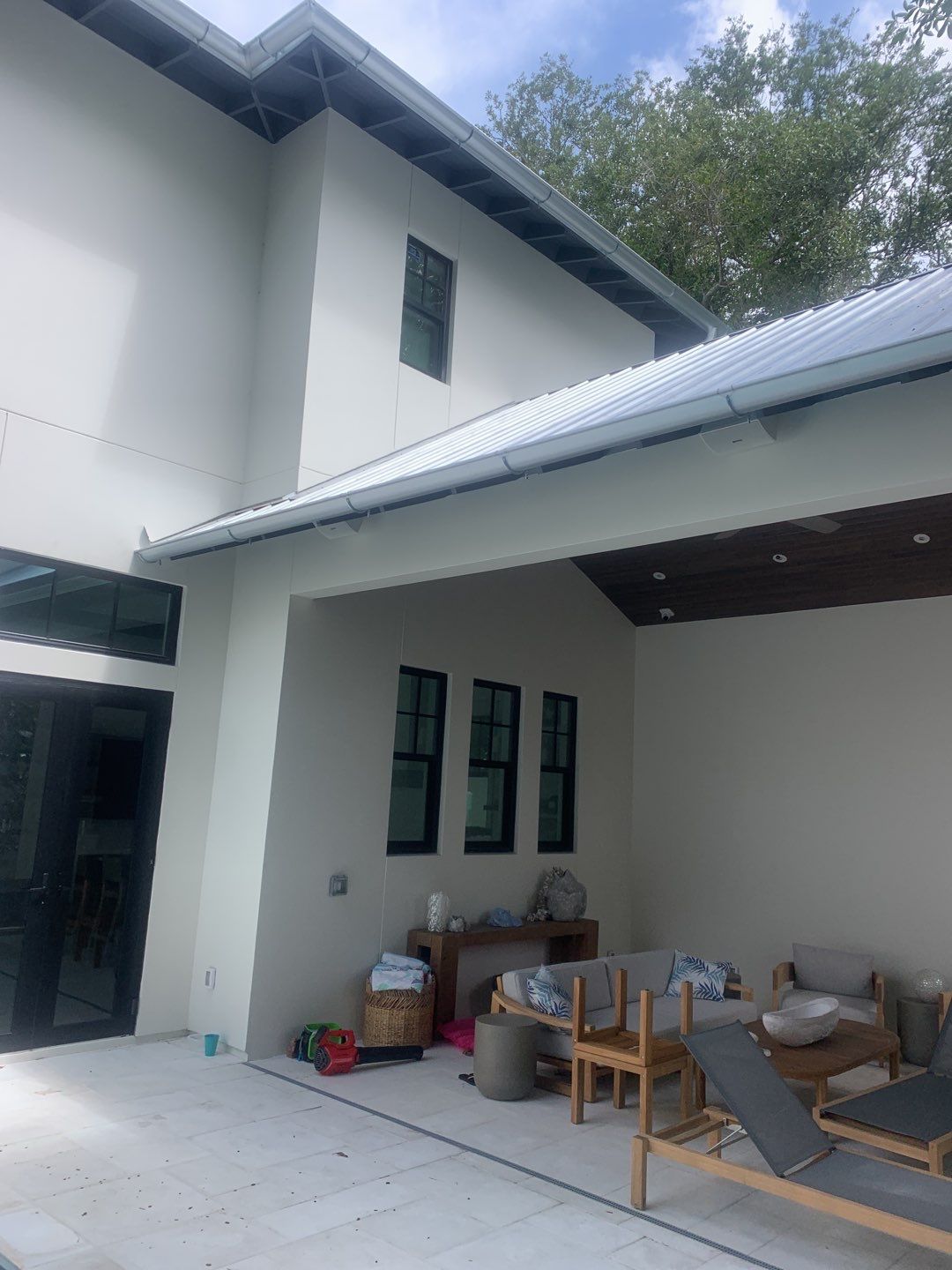 Half-Round Gutters in Santa Rosa Beach FL by Gutter Professors