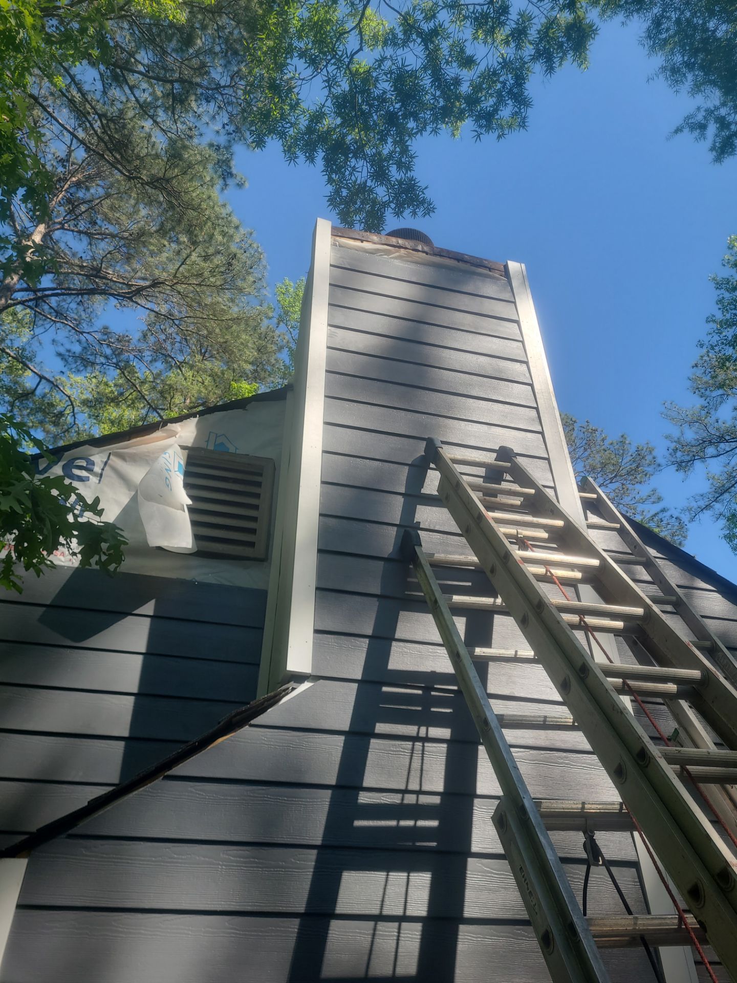 James Hardie Fiber Cement Siding Replacement in Midlothian, Virginia by Ideal Siding Richmond