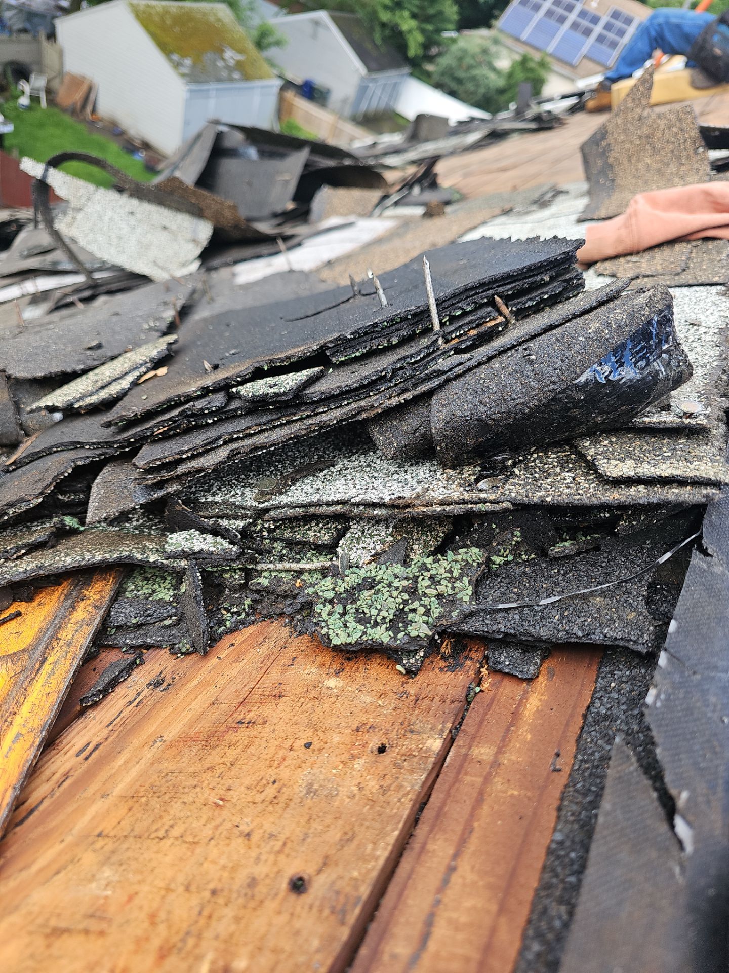 Residential Roofing Installation using Owens Corning TruDefinition Duration AR - Estate Gray by A Plus Exterior