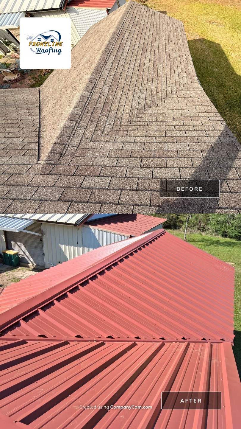 26-Gauge Standing Seam Metal Roof Replacement | Pass Christian, MS by Frontline Roofing