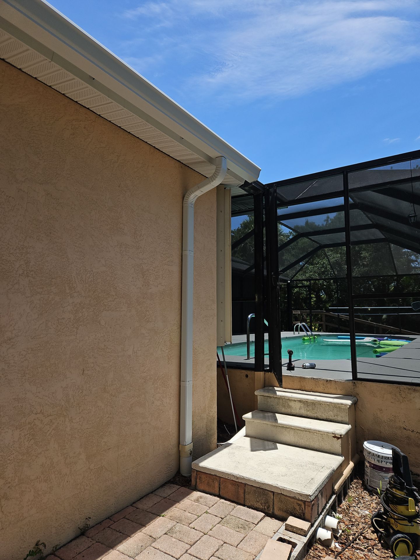 Gutter & Soffit Project in Englewood, FL by Gutter Professors