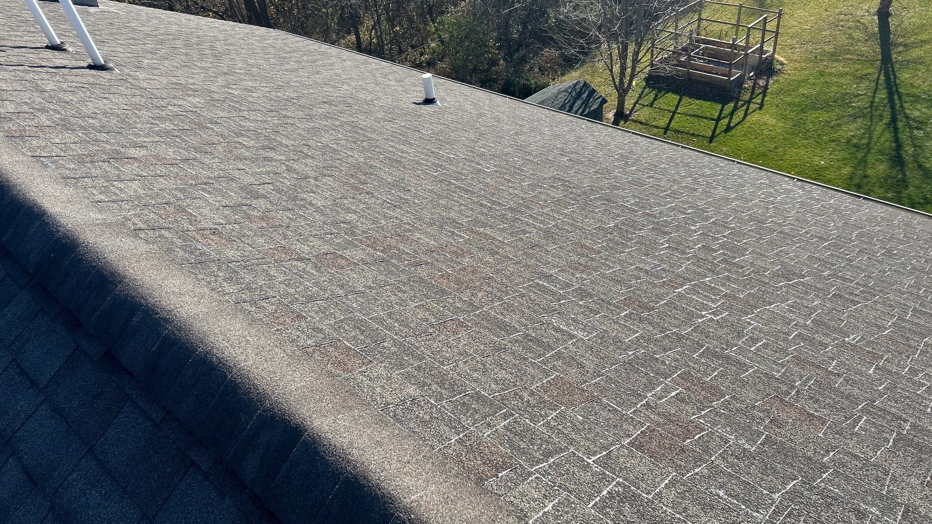Residential Roofing Installation using Performance Panel Metal - Frost Black by RoofX 